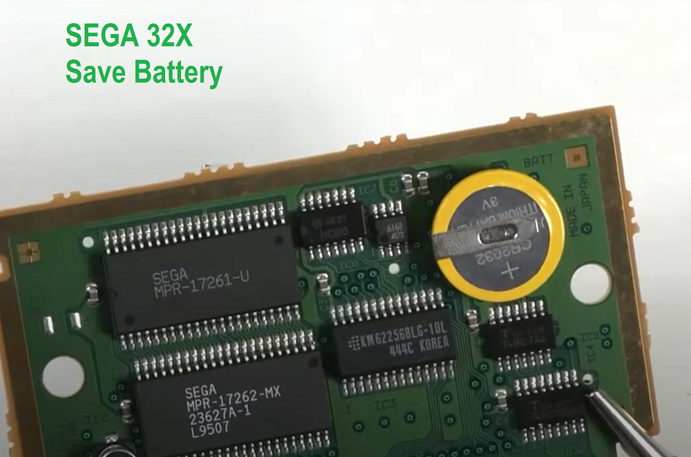 List of SEGA 32X Games with Save Batteries