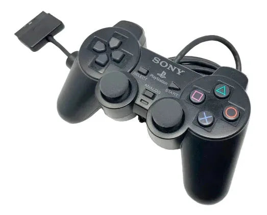Controller | Sony PlayStation PS2 | Genuine Black DualShock 2 Game Controllers Controllers & Attachments Sony