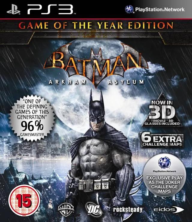 Game | Sony PlayStation PS3 | Batman: Arkham Asylum (Game Of The Year Edition) Physical Video Games Game Sony