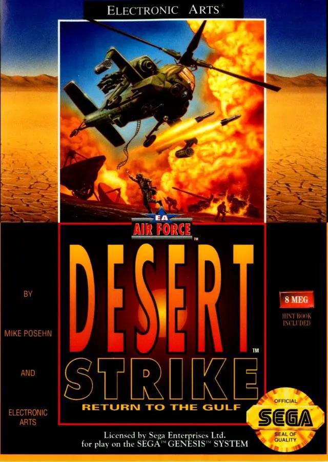 Game | Sega Genesis | Desert Strike: Return To The Gulf Physical Video Games Game Sega