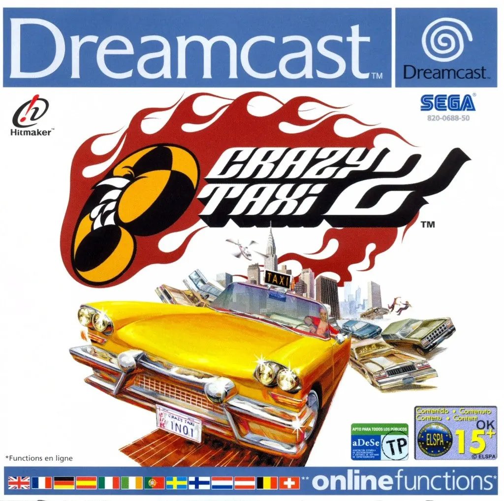 Game | Sega Dreamcast | Crazy Taxi 2 Physical Video Games Game Sega