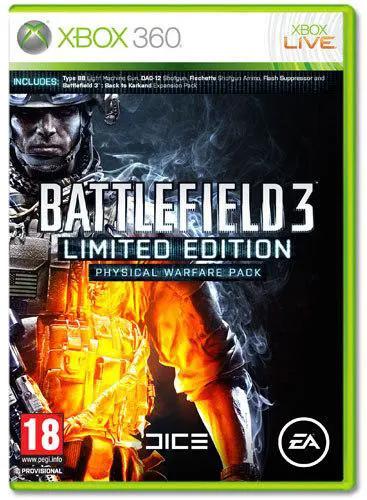 Game | Xbox 360 | Battlefield 3 (Limited Edition Physical Warfare Pack) Physical Video Games Game Microsoft