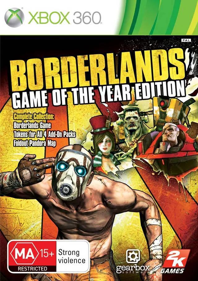 Game | Xbox 360 | Borderlands (Game of the Year Edition) Physical Video Games Game Microsoft