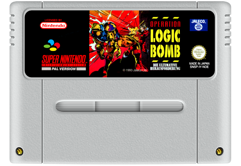 Game | Super Nintendo SNES | Operation Logic Bomb