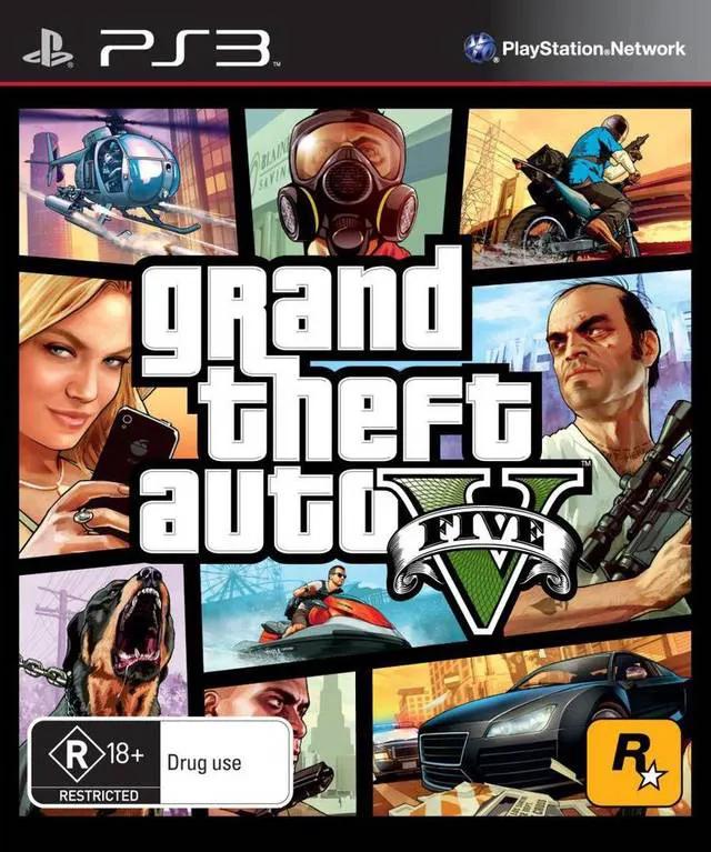 Game | Sony PlayStation PS3 | Grand Theft Auto GTA V Physical Video Games Game Sony
