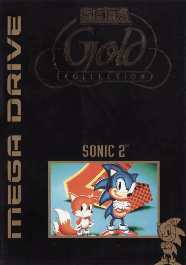 Game | Sega Mega Drive | Sonic The Hedgehog 2 (Gold) Physical Video Games Game Sega