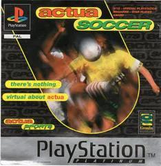 Game | Sony PlayStation PS1 | Actua Soccer (Platinum) Physical Video Games Game Sony