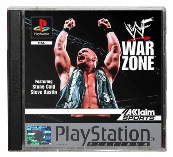 Game | Sony PlayStation PS1 | WWF War Zone (Platinum) Physical Video Games Game Sony