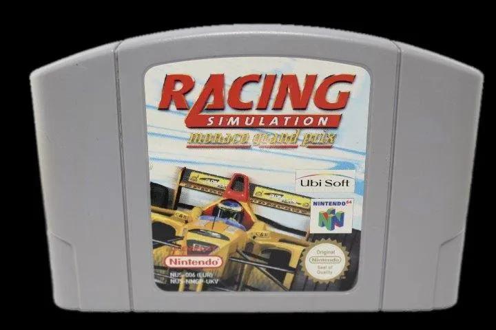 Game | Nintendo N64 | Racing Simulation Monaco Grand Prix Physical Video Games Game Nintendo