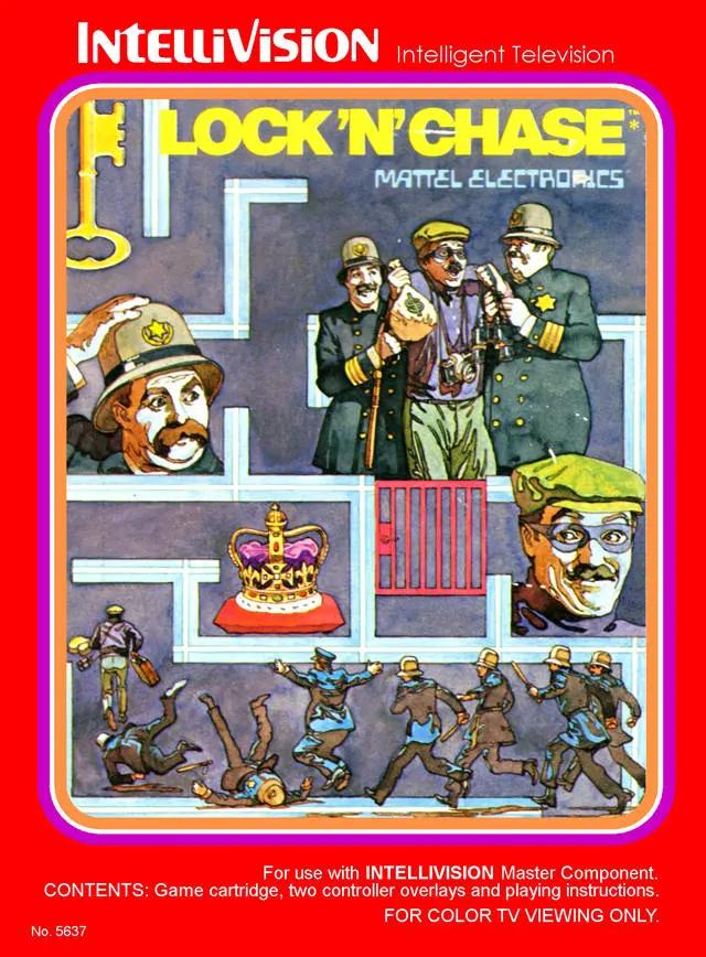 Game | Intellivision | Lock 'N' Chase Physical Video Games Game Mattel