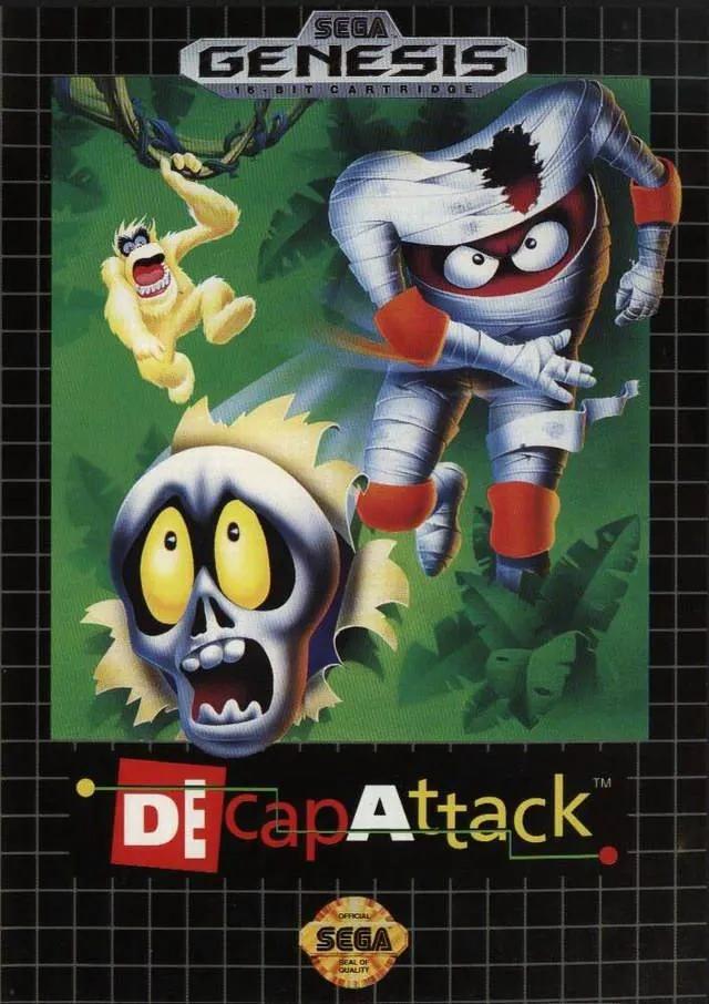 Game | Sega Genesis | Decap Attack Physical Video Games Game Sega
