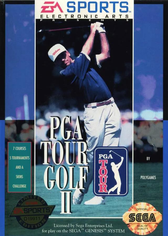 Game | Sega Genesis | PGA Tour Golf II Physical Video Games Game Sega