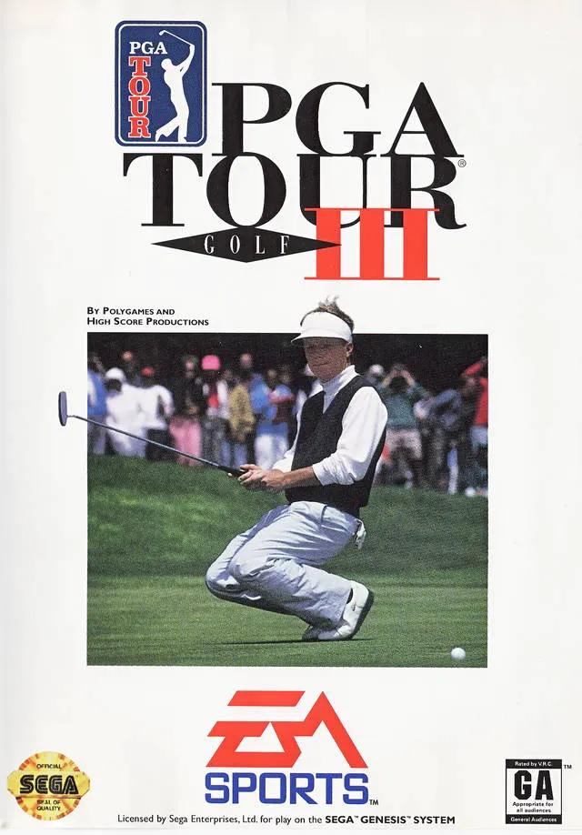 Game | Sega Mega Drive | PGA Tour Golf III Physical Video Games Game Sega