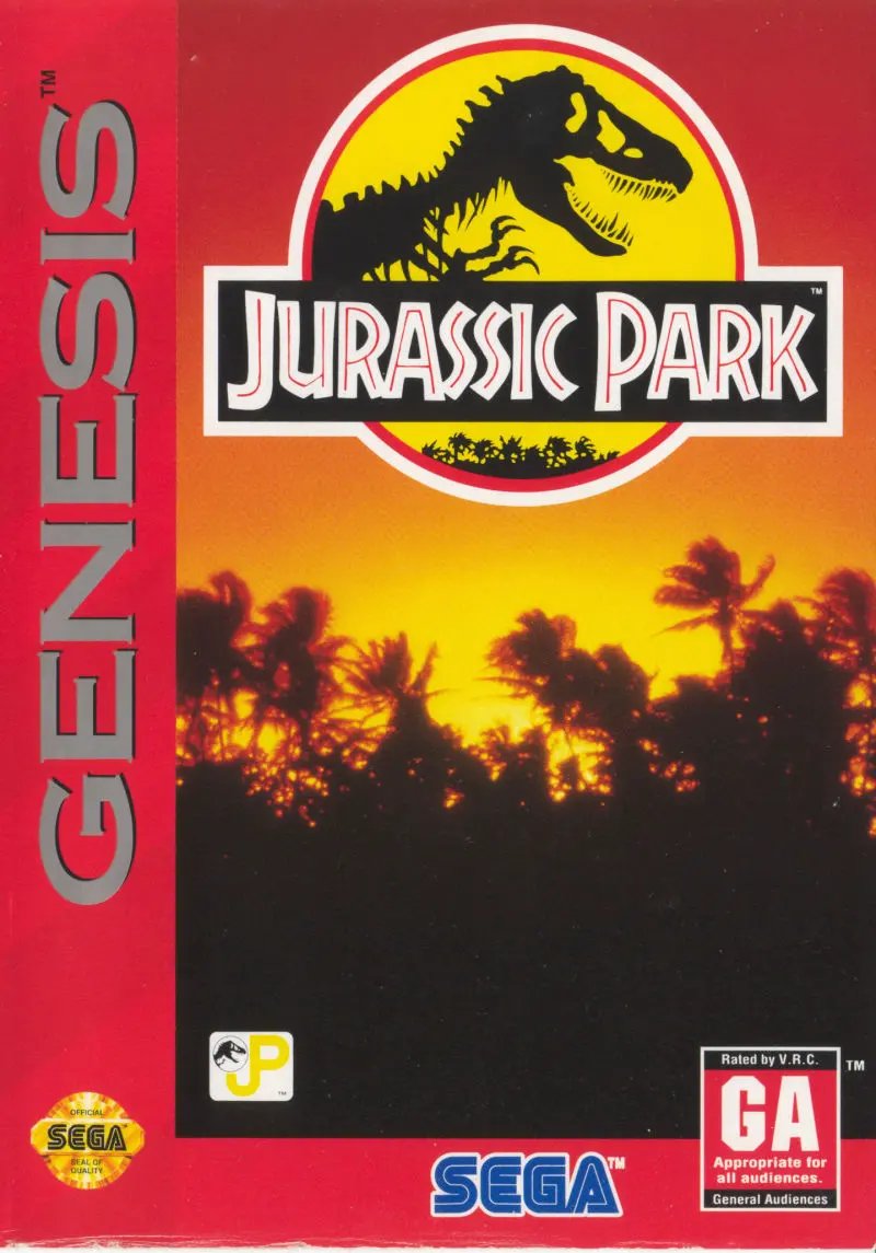Game | Sega Genesis | Jurassic Park Physical Video Games Game Sega