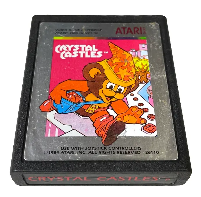 Game | Atari 2600 | Crystal Castles Physical Video Games Game Atari
