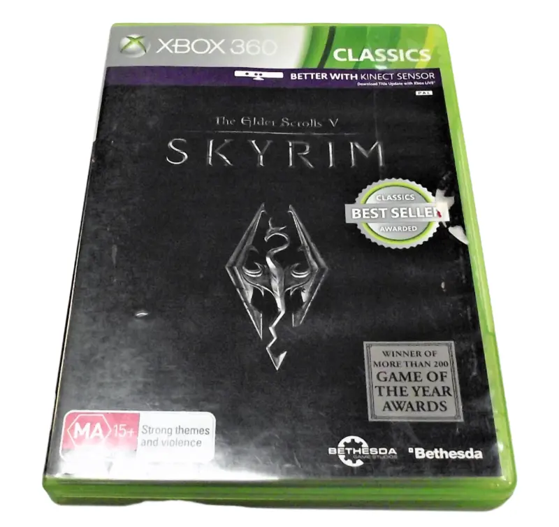 Game | Xbox 360 | Elder Scrolls V Skyrim (Classics) Physical Video Games Game Microsoft