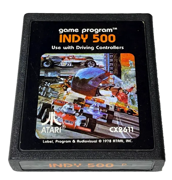 Game | Atari 2600 | Indy 500 Physical Video Games Game Atari