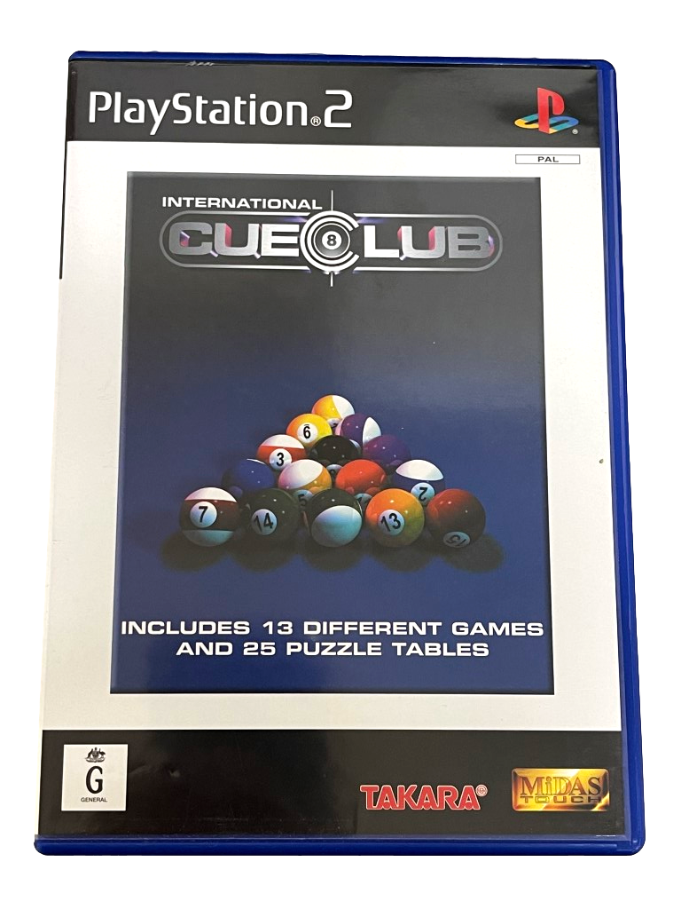 Game | Sony PlayStation PS2 | International Cue Club Physical Video Games Game Sony