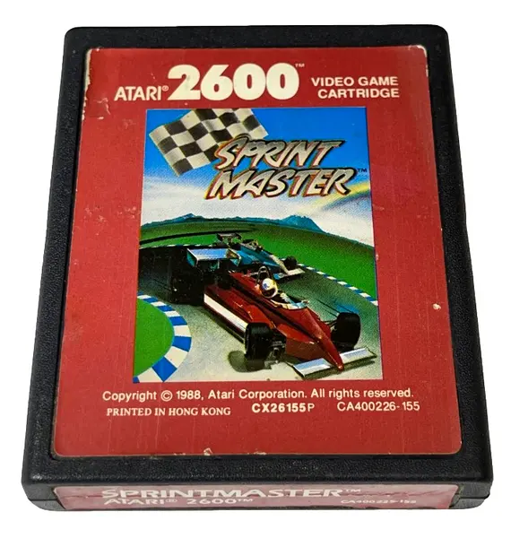 Game | Atari 2600 | Sprintmaster Physical Video Games Game Atari