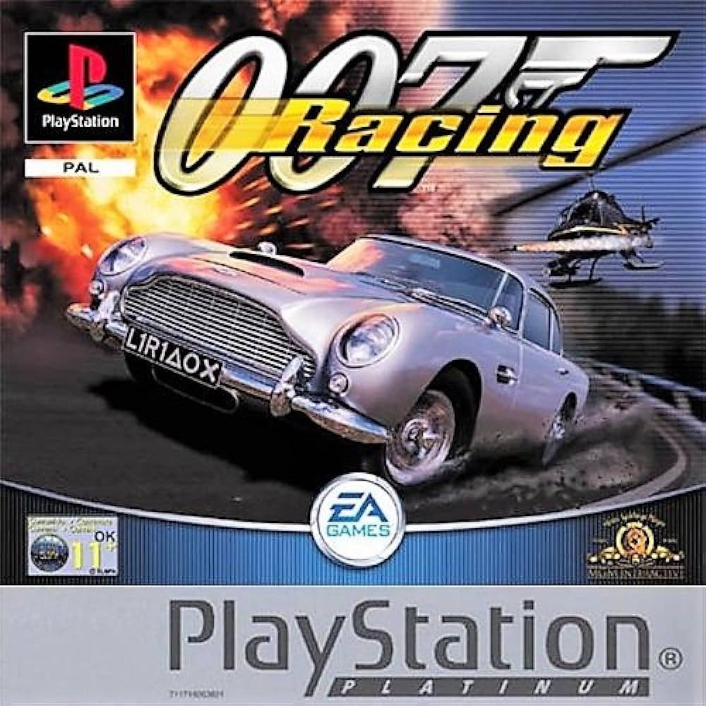Game | Sony PlayStation PS1 | 007 Racing (Platinum)