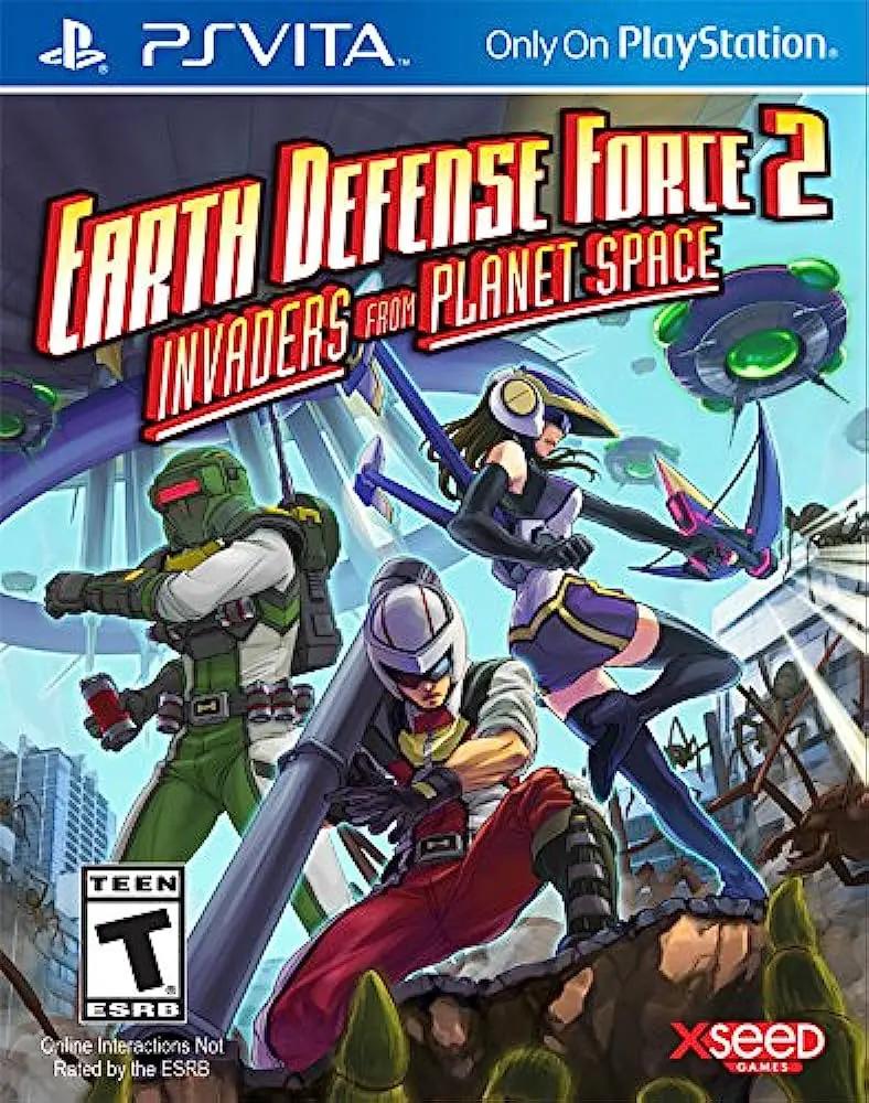 Game | Sony PlayStation Vita | Earth Defense Force 2 : Invaders from Planet Space Physical Video Games Game Sony