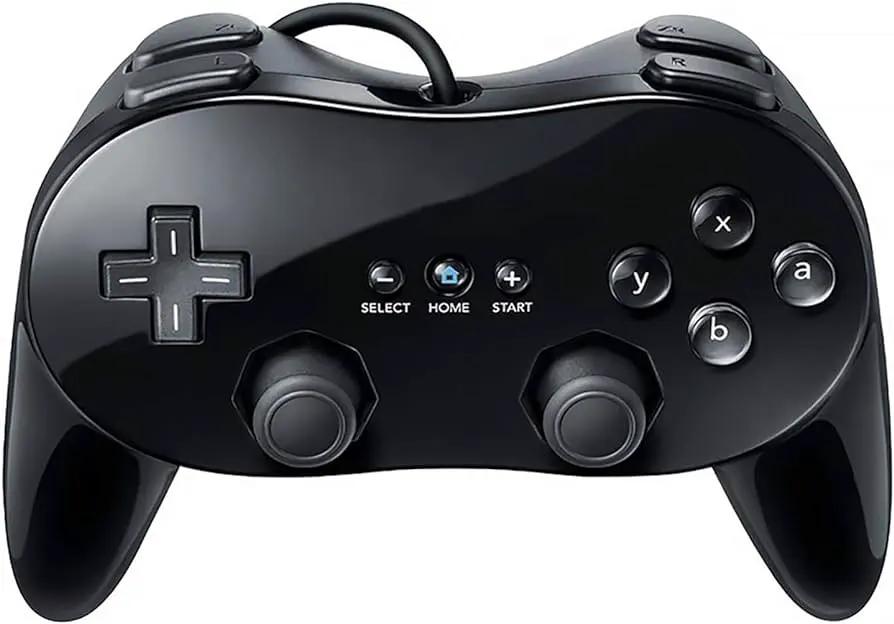 Controller | Nintendo | Wii Classic Pro Black Controller Game Controllers Controllers & Attachments Nintendo