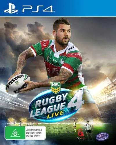 Game | Sony PlayStation PS4 | Rugby League Live 4 Physical Video Games Game Sony