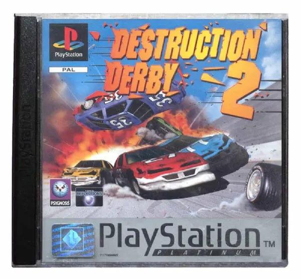 Game | Sony PlayStation PS1 | Destruction Derby 2 (Platinum) Physical Video Games Game Sony