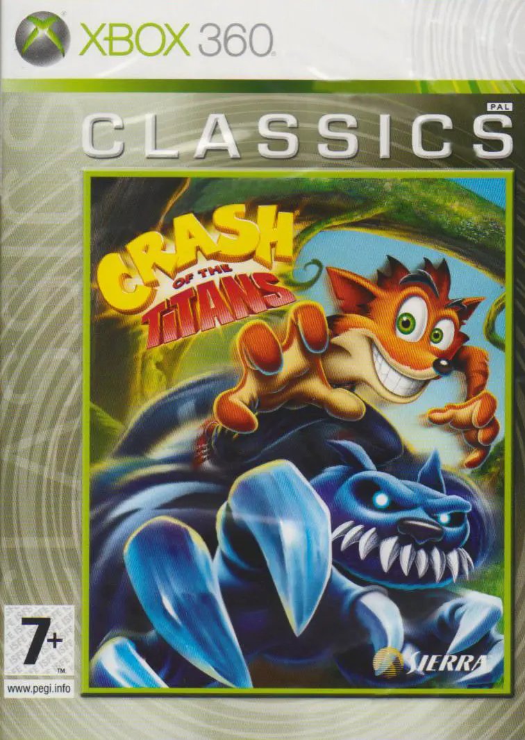 Game | Xbox 360 | Crash Of The Titans (Classics) Physical Video Games Game Microsoft
