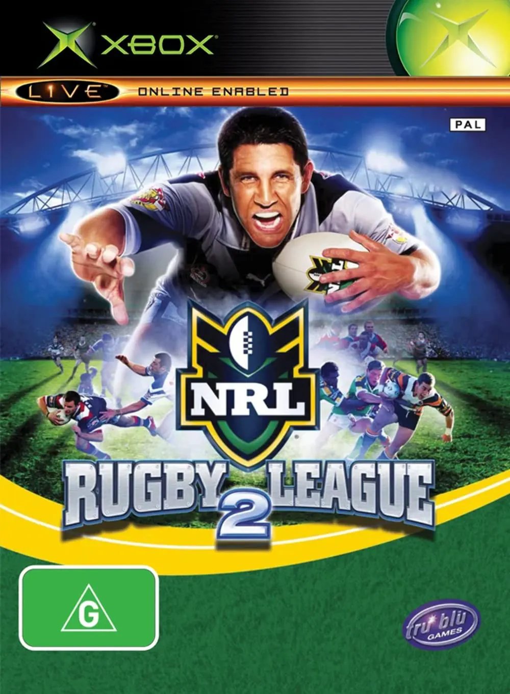 Game | Xbox | Rugby League 2 NRL Physical Video Games Game Microsoft