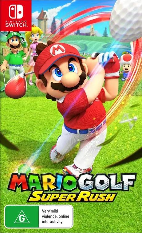 Game | Nintendo Switch | Mario Golf: Super Rush Physical Video Games Game Nintendo