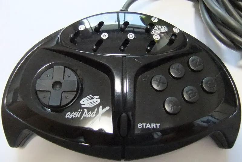 Controller | Sega Saturn | ASCII Pad X ASC-0601T Game Controllers Controllers & Attachments Sega