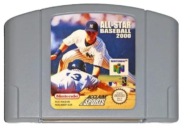 Game | Nintendo N64 | All-Star Baseball 2000 Physical Video Games Game Nintendo