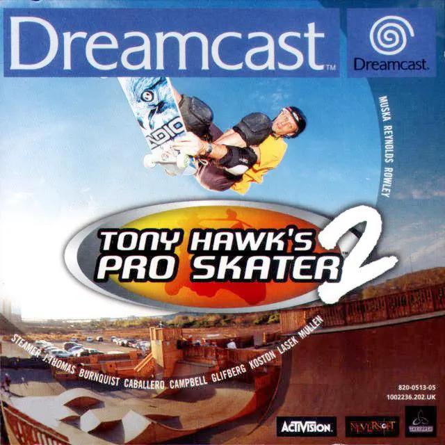 Game | Sega Dreamcast |Tony Hawk's Pro Skater 2 Physical Video Games Game Sony