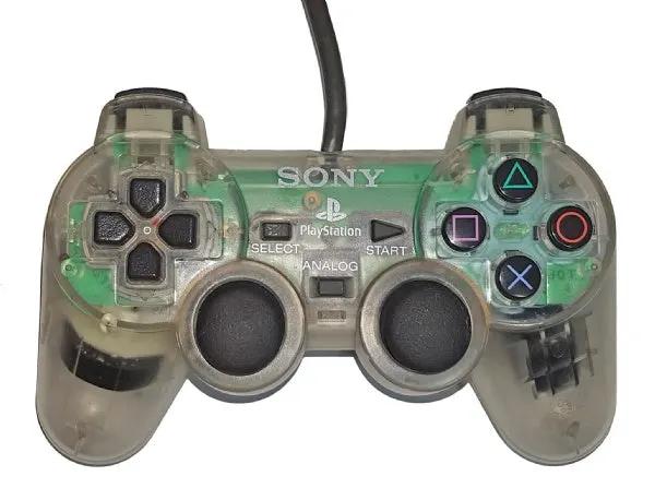 Controller | Sony PS1 | Genuine Clear DualShock Controller Game Controllers Controllers & Attachments Sony