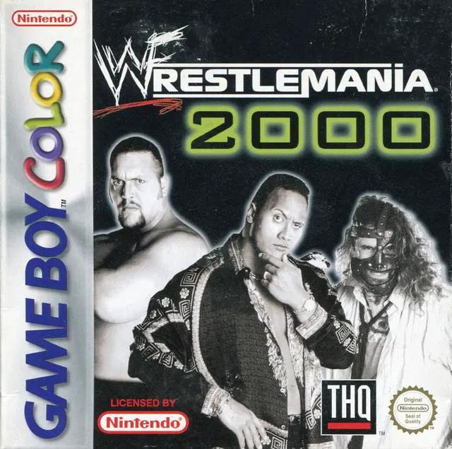 Game | Nintendo Game Boy Color GBC | WrestleMania 2000 Physical Video Games Game Nintendo