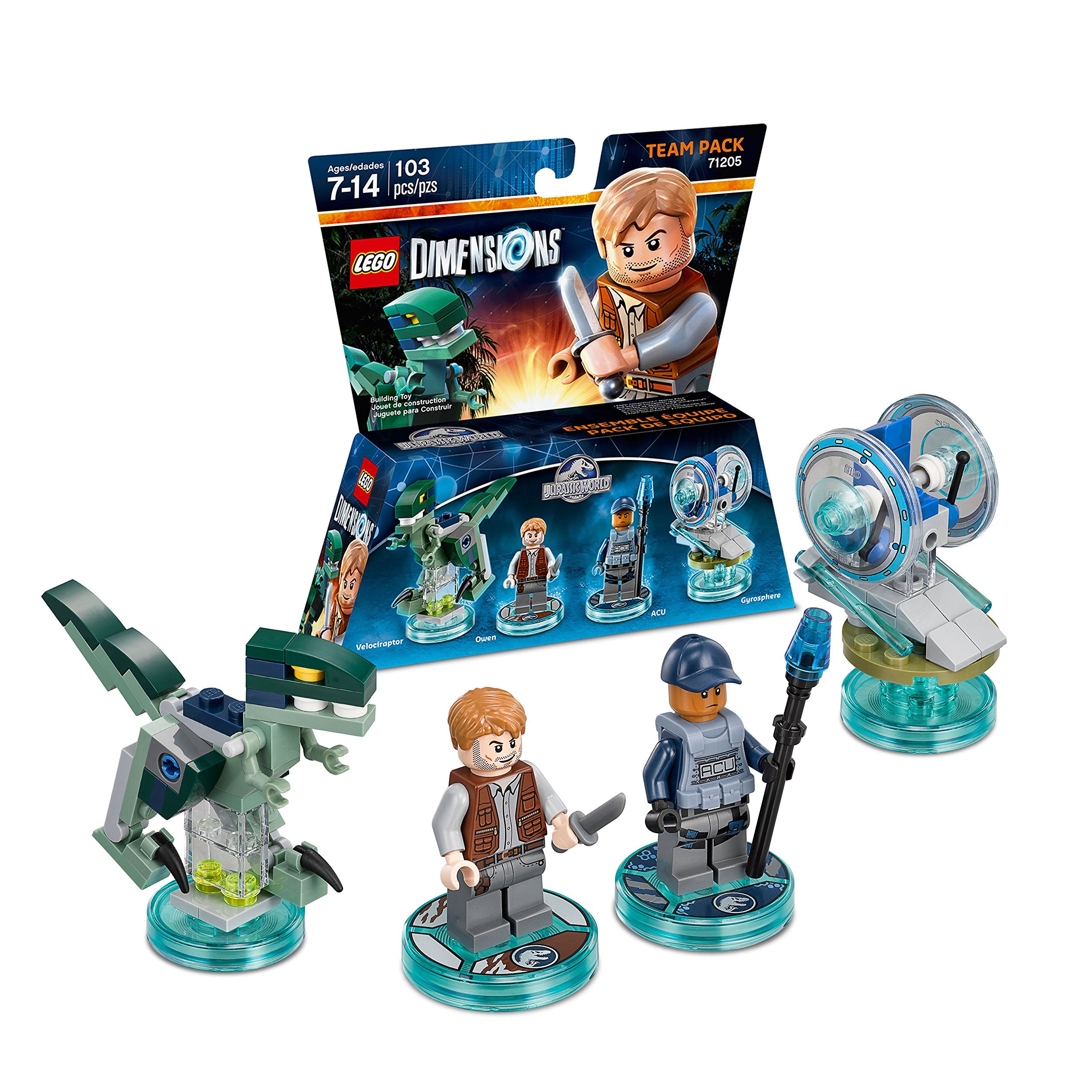 Accessory | Lego Dimensions Figurine | Back To The Future + Simpsons + Jurassic Park Pack
