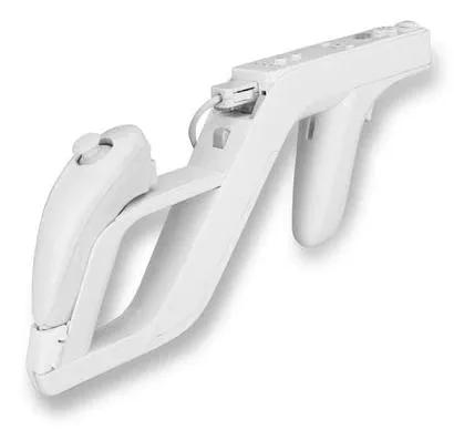 Accessory | Nintendo Wii | Genuine White Zapper Gun Game Controllers Controllers & Attachments Nintendo
