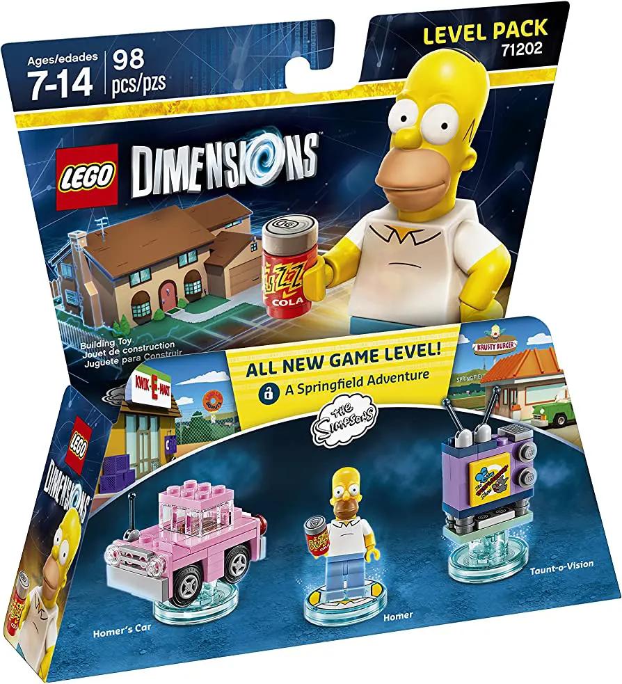 Accessory | Lego Dimensions Figurine | Back To The Future + Simpsons + Jurassic Park Pack Home Game Console Accessories Accessory Disney