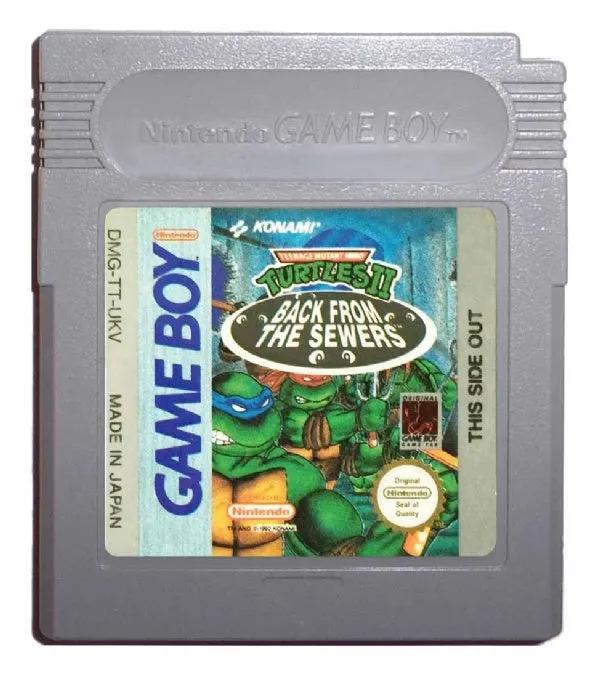 Game | Nintendo Game Boy GB | Teenage Mutant Hero Turtles II: Back From The Sewers Physical Video Games Game Nintendo