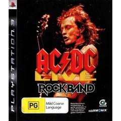 Game | Sony PlayStation PS3 | AC DC Live Rock Band Physical Video Games Game Sony