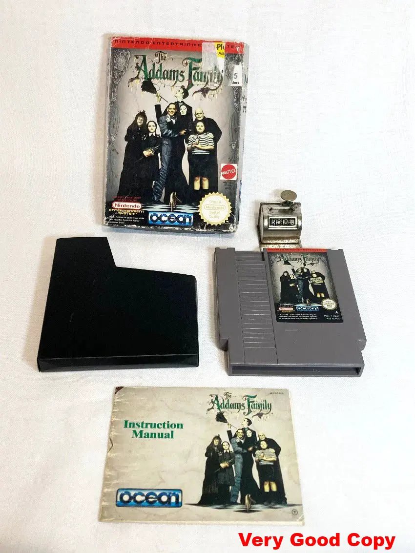 Game | Nintendo NES | The Addams Family Physical Video Games Game Nintendo