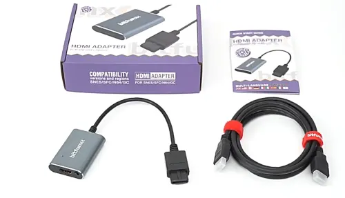 Accessory | Nintendo SNES N64 GameCube | HDMI Adapter Zero Lag 1080p S-Video Home Game Console Accessories Accessory Nintendo