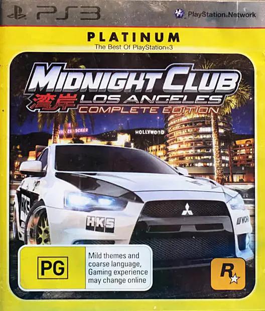 Game | Sony PlayStation PS3 | Midnight Club: Los Angeles (Complete Edition) (Platinum) Physical Video Games Game Sony