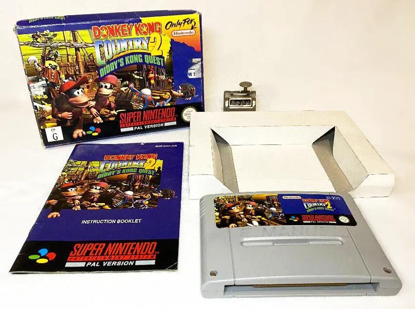 Game | Super Nintendo SNES | Donkey Kong Country 2 Physical Video Games Game Nintendo