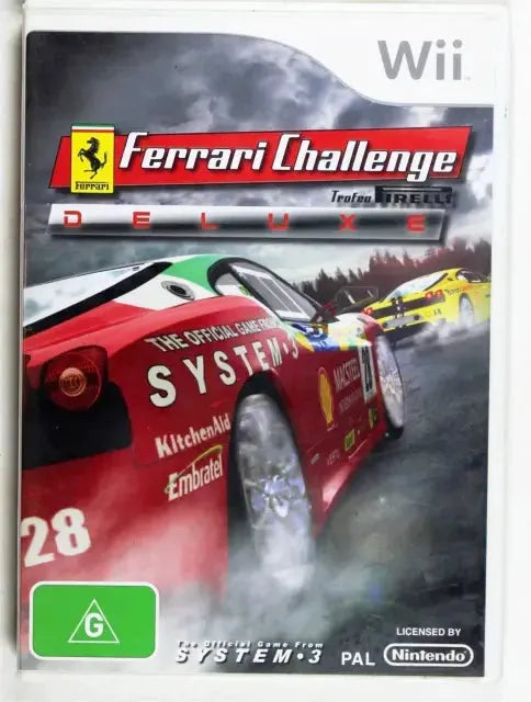 Game | Nintendo Wii | Ferrari Challenge: Deluxe Physical Video Games Game Nintendo