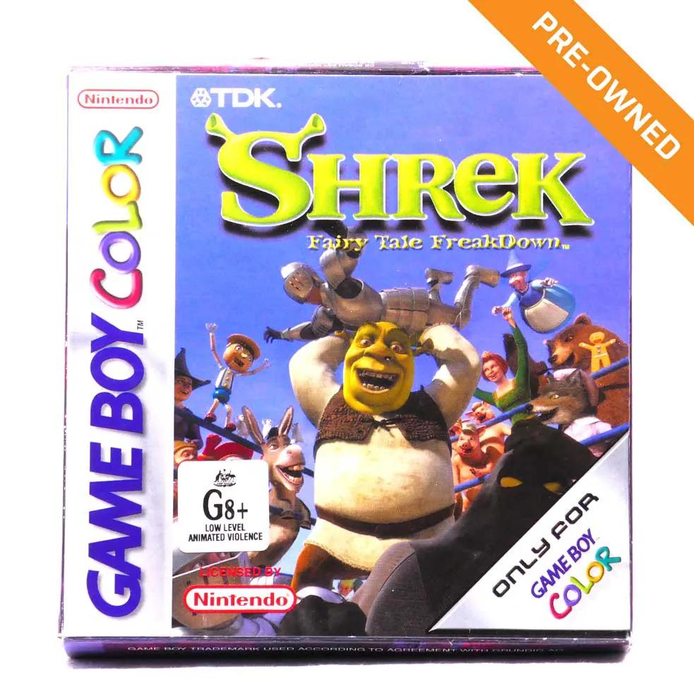 Game | Nintendo Game Boy Color | Shrek: Fairy Tale FreakDown Physical Video Games Game Nintendo