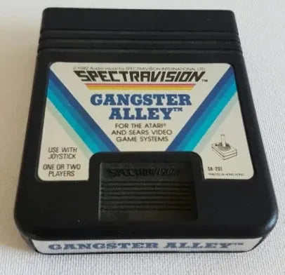 Game | Atari 2600 | Spectravision Gangster Alley Physical Video Games Game Atari