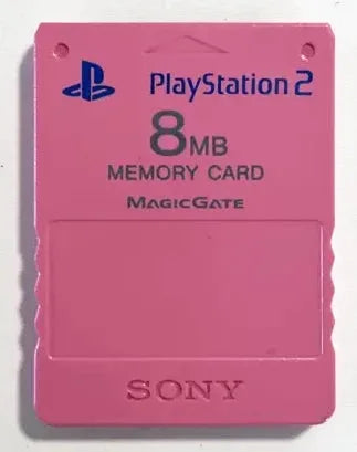 Accessory | PlayStation PS2 | Genuine 8MB Memory Card Pink Home Game Console Accessories Accessory Sony