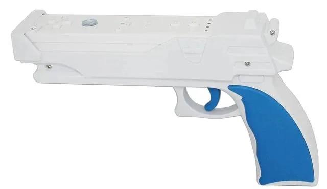 Accessory | Nintendo Wii | Blue White Light Gun Controller Game Controllers Controllers & Attachments Nintendo